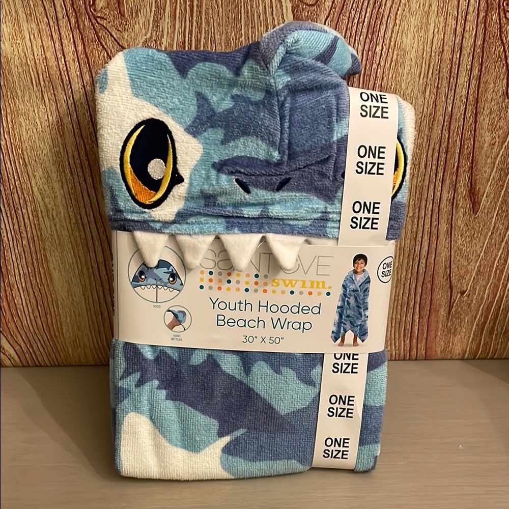 Saint Eve Kids Hooded Beach Wrap Towel Set